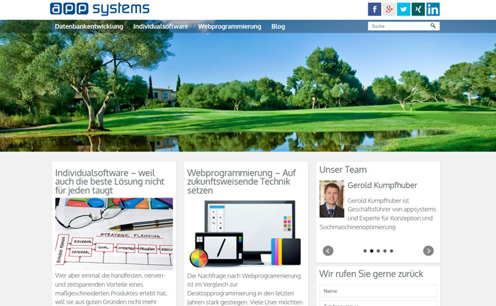 Unsere neue Website: appsystems.at